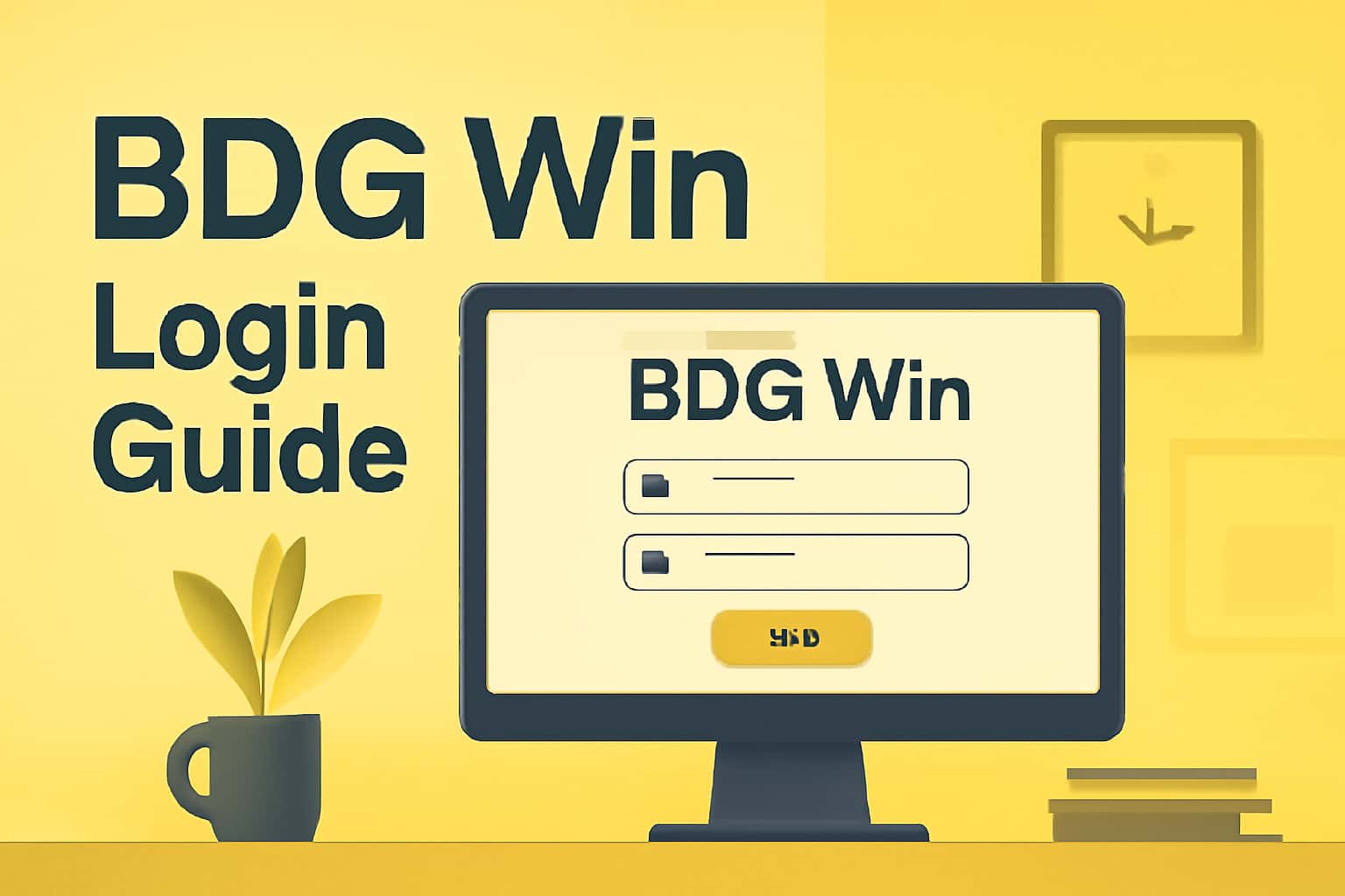 A professional representation of the BDG Win Login Guide, focusing on secure access.