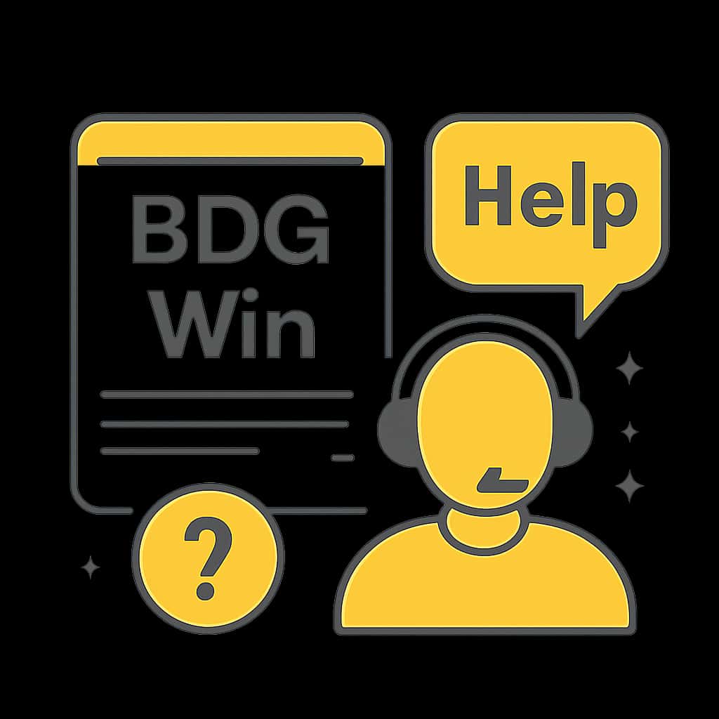 An educational diagram illustrating BDG Win Help topics.