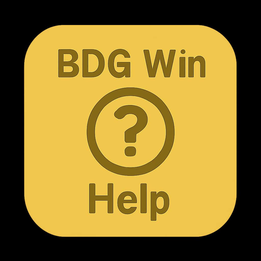 A professional badge representing BDG Win Help services.