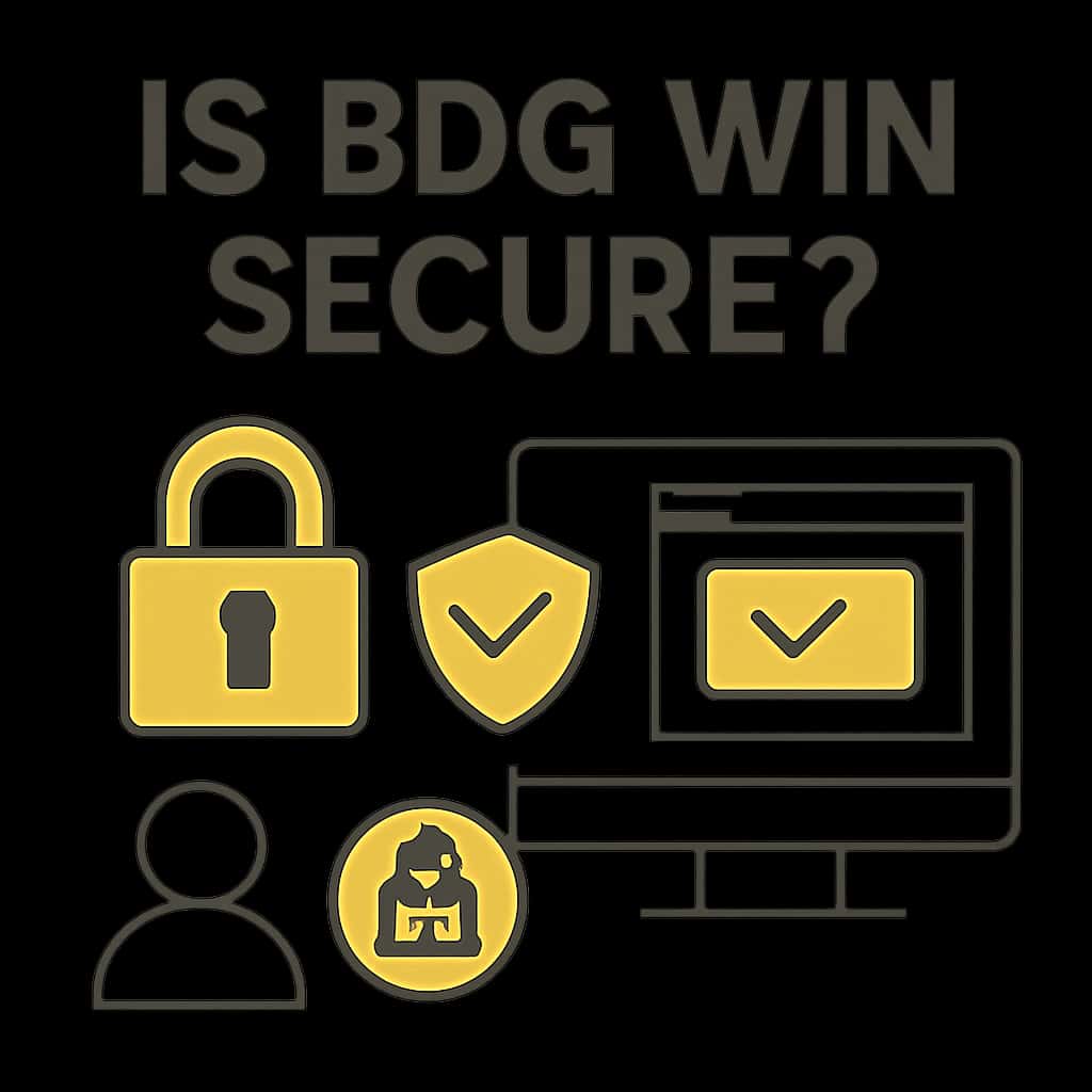 A diagram highlighting the security measures of BDG Win.