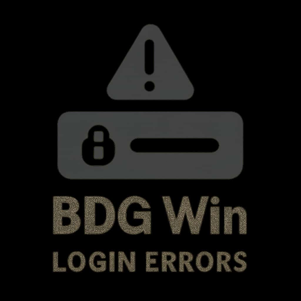 Icon indicating support for BDG Win login errors.